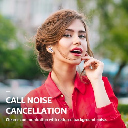 TOZO E2 Wireless Earbuds – Unmatched Sound Clarity with 32 Custom EQ Settings, Smart AI Noise Cancellation for Clear Calls, Enduring 30-Hour Battery Life, Next-Gen Bluetooth 5.3 for Rapid Connectivity, Comfort-Focused Ergonomic Design – Ideal for Music Enthusiasts and Professionals on the Move