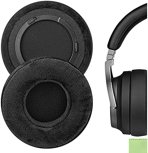 Geekria Premium Velour Ear Pads for Corsair Virtuoso RGB/Wireless SE/Wireless XT Headphones – Luxurious Comfort & Superior Sound Isolation Replacement Cushions in Sleek Black – Easy Installation & Enhanced Durability for Extended Listening Enjoyment