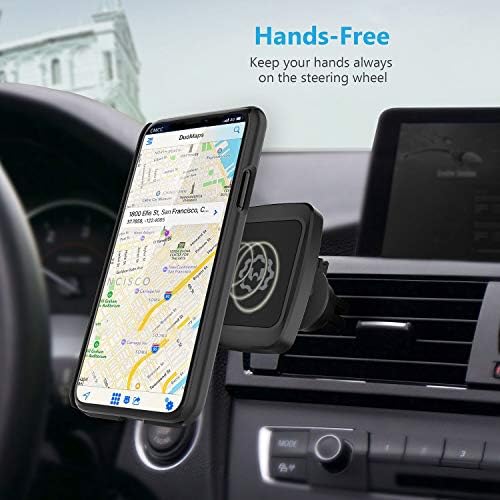 Wix Gear Universal Magnetic Phone Car Mount – Swift-Snap Air Vent Holder for Secure Smartphone Access – Enhanced Stability and Compatibility for Safe Driving – Effortless Installation and Sleek Design for All Devices