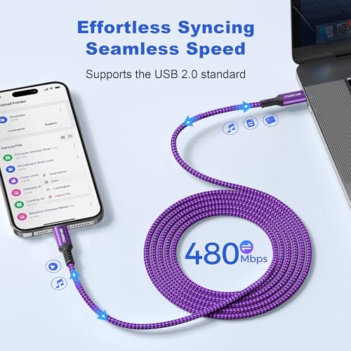 Basesailor iPad Mini 7 Charger Cable 10FT,USB C to USB C Cord 100W with USB Adapter,Fast Power Delivery Charging Cord for Apple iPhone 16 15 Pro Max Plus,iPad 10th Air 4th 5th Generation,AirPods 4,S24 – Enhanced Compatibility and Speed