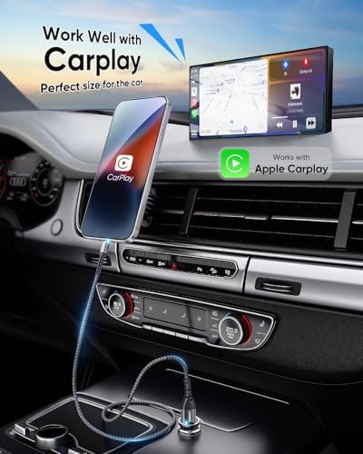 10 FT MFi Certified USB-A to Lightning Charging Cable – 2 Pack, Durable Nylon Braided Cord for Fast i Phone Charging – Compatible with i Phone 14/13/12/11 Pro Max, Mini, X, XS, XR, 8 Plus, SE & i Pad – Perfect for Home, Car & On-the-Go Use