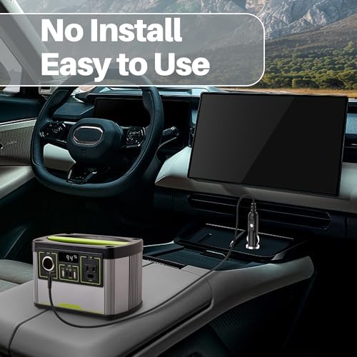 Portable 12 V Car Charger for Caire Freestyle Comfort – Essential DC Power Supply for Goal Zero Models UT60-153300-02, AKN9, G-1530300 & More – Ultimate Travel Power Adapter for Campers, Ensuring Continuous Comfort and Reliability on the Road