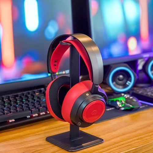 Revamp Your Sound with Wicked Cushions Red Speaker Plates for Arctis Nova Headsets | Ultimate Compatibility for Pro Wireless, Pro Wired, Nova 7, 7 X, and 7 P Models | Enhance Style and Audio Quality Seamlessly | Experience Unmatched Comfort and Effortless Installation | Upgrade to Superior Performance Today