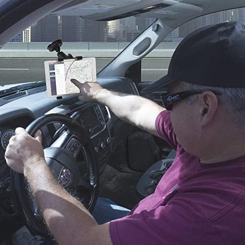 Ultimate Adjustable Tablet Mount with Suction Cup Base – Compatible with 7″-10″ i Pad, Samsung Galaxy Tab & Google Nexus – Perfect for Windshield, Dashboard & Desk Use – Reliable, Sturdy, and Hands-Free Solution for Commuters & Professionals – Enhance Your Mobile Experience with Effortless Installation and Optimal Viewing Angles