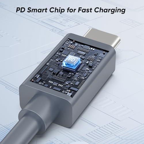 Starlink Mini Power Cable – 9.8 FT USB C to DC, 100 W Fast Charging, 18 AWG Pure Copper, PD Chip for Optimal Performance, Ideal for Outdoor Travel and Car Charging, Essential Accessory for Starlink Mini Kit Users
