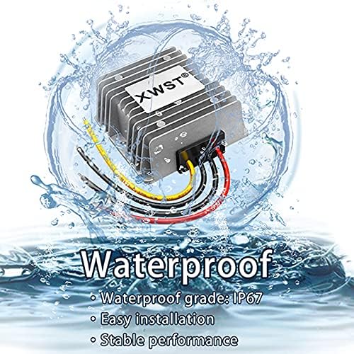 Versatile Waterproof DC/DC Buck Converter: 36 V/48 V to 5 V Step Down Module – 6 A, 30 W Power Supply for Automotive, Marine & Solar Applications – Enhanced Efficiency & Safety Features for Reliable Power Delivery