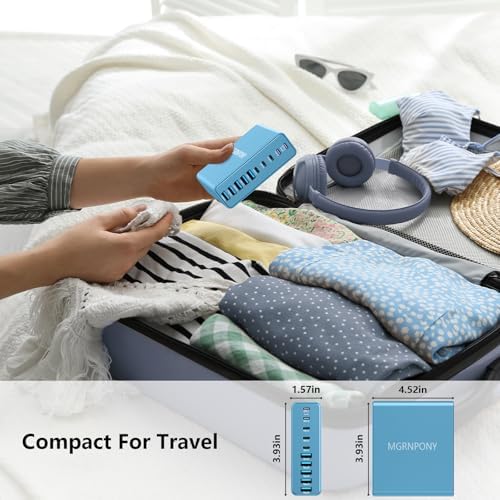 Power Up Like Never Before: 320 W Multi-Device USB C Charger Block with 10 Ports – Ga N III Fast Charging Station for Laptops, Tablets & Smartphones – Perfect for Mac Book Pro/Air, DELL, i Pad, i Phone, Samsung Galaxy – Ultimate Compatibility & Safety Features
