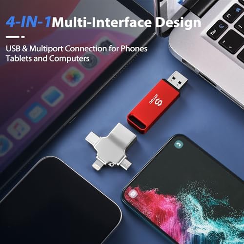 Ultimate 512 GB Photo Storage Stick – Effortless Auto Backup Flash Drive for i Phone & i Pad – High-Speed External Storage Solution for All Devices – Safeguard Your Memories with Compact Design and Enhanced Compatibility