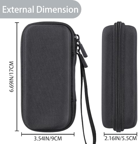 co2 CREA Premium Hard Case for Anker Mag Go 3-in-1 Wireless Charger – Qi2 Certified, 15 W Mag Safe-Compatible Protection, Sleek Black Design for Enhanced Portability and Performance