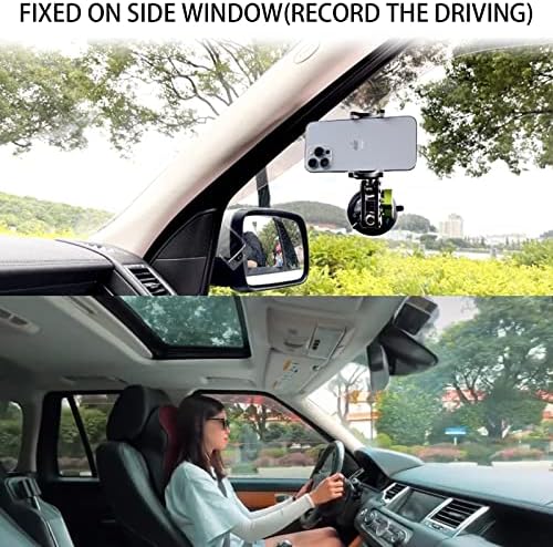 Universal Leepiya Car Phone Mount with Magic Arm – Premium Suction Holder for Vlog Recording & Hands-Free Navigation – Adjustable Smartphone Holder for All Vehicles – Effortless Installation & Enhanced Stability