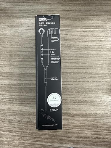 Discover the Sound MAGIC E80 C Wired Earbuds: Superior Hi-Fi Stereo Audio with Advanced Noise Isolation for Ultimate Listening Pleasure – Engineered for Comfort and Clarity, Perfect for Audiophiles and Casual Listeners Alike – Versatile Compatibility with All Devices Ensures Seamless Connectivity for Every Occasion