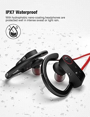 Otium Wireless Bluetooth Earbuds – IPX7 Waterproof Sports Headphones for Gym and Running, HD Stereo Sound with 15-Hour Battery Life, Sweatproof In-Ear Design, Enhanced Compatibility for Active Lifestyles