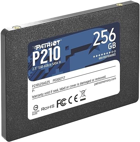 Transform Your Computing with Patriot Memory P210 128 GB SATA III SSD – Ultra-Fast 2.5 Inch Internal Drive for Gamers and Creative Professionals Seeking Unmatched Performance and Reliability