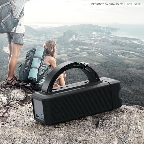 Premium Silicone Protective Case for Anker Prime Power Bank 27,650 m Ah – Dustproof Cover with TF/SIM Card Storage & Ergonomic Handle for Enhanced Portability and Functionality – Ultimate Charging Accessory for Tech Savvy Users