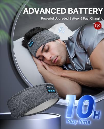 Perytong Wireless Bluetooth Sports Headband Headphones – Ultimate Comfort & Crystal-Clear Sound for Sleep, Yoga & Jogging – Perfect for Insomnia Relief, Meditation, and Easy Device Pairing