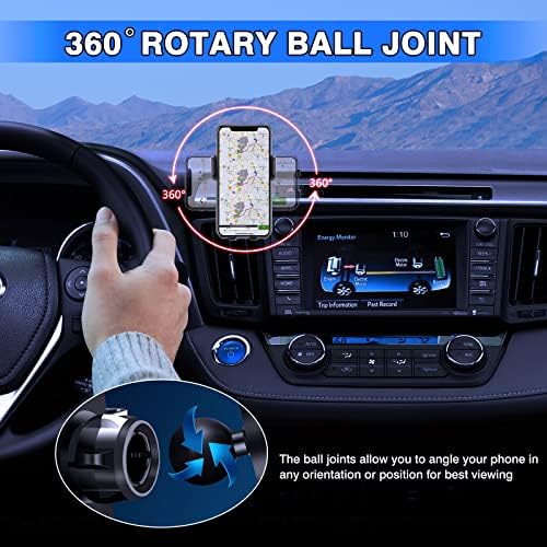 Optimize Your Driving Safety with the Karltys F150 Air Vent Phone Holder – Ideal for 2015-2020 Ford F-150 | Hands-Free Mount Compatible with 4-7 Inch Smartphones | Effortless Installation & Robust Stability for Reliable Navigation on the Go