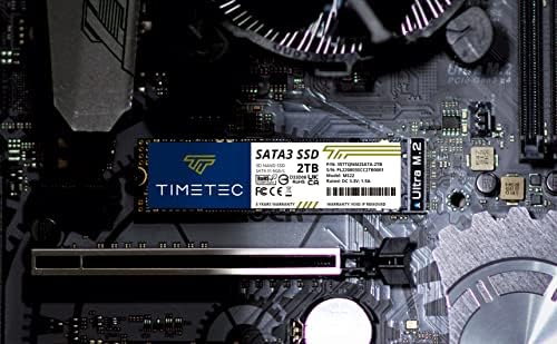 Timetec 256 GB M.2 2280 SATA III SSD – Lightning-Fast 550 MB/s Read Speeds with 3 D NAND Tech – Elevate Your Desktop & Laptop Performance – Ideal Upgrade for Gamers & Creators – Unmatched Reliability & Speed!