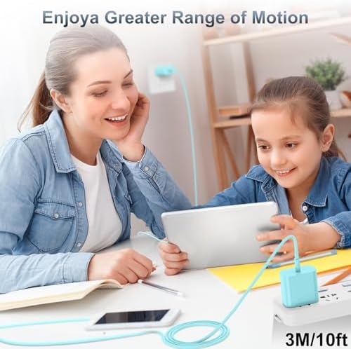 High-Efficiency 20 W USB-C Fast Charger for i Phone 16 & i Pad Pro – Versatile 6 ft & 10 ft Type C Charging Cables with Robust Wall Adapter for Quick Power Boosts – Perfect for i Phone 16 Pro Max, 15 Plus, and All i Pad Models – Maximize Your Charging Flexibility and Efficiency