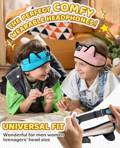 Ultimate Kids Bluetooth Headphones for Safe and Stylish Listening – Versatile Wired Playback Option with Volume Limiting Technology – Durable and Lightweight Design for Travel, School, and Home Use – Adjustable Headband for Customized Comfort – Compatible with Kindle, Tablets, and Cell Phones – Perfect for Boys and Girls