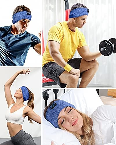 Fulext Bluetooth Sleep Headphones Headband – Ultimate Comfort for Side Sleepers, Thin HD Stereo Sound Quality – Ideal for Insomnia Relief and Travel Convenience – Perfect Gift for Men and Women – Enhanced Compatibility, Long-Lasting Battery Life for All Night Relaxation