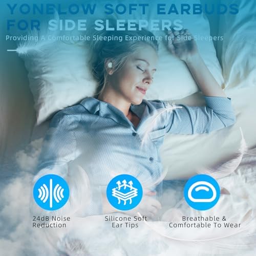 Ivory Wireless Sleep Earbuds – Ultra-Light Bluetooth 5.4 Headphones Perfect for Side Sleepers | Luxurious Comfort with Superior Sound Quality | Ideal for Audiobooks, Meditation, and Relaxing Music Sessions for Enhanced Rest