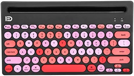 Elevate Your Typing Game with the HUO JI Wireless Multi-Device Keyboard – Effortlessly Connect to i Pad, PC, Tablet, and More! Dual-Mode Bluetooth & 2.4 G Functionality for Seamless Switching, Ergonomic Design, and Stylish Green Finish – Perfect for i OS, Android, and Windows Users!