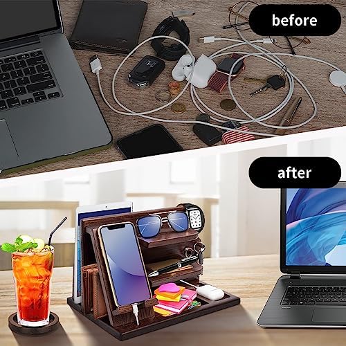 Premium 3-in-1 Wooden Charging Stand for i Phone 16/15/14/13/12 & Apple Watch – Ultimate Nightstand Organizer for Men – Ideal Gift for Dad, Husband, Boyfriend, or Son – Enhanced Speed & Compatibility with Air Pods – Perfect for Father’s Day, Anniversaries & Holidays – Stylish & Functional i Phone Charger Station for All Apple Devices – A Must-Have Tech Accessory for the Modern Man – Elevate Your Gifting with This Unique Natural Wood Design – Effortlessly Charge Your i Phone, Apple Watch, and Air Pods in One Sleek Station – Standby Mode Convenience Meets Aesthetic Appeal – Perfect for Home or Office Use – Impress Your Loved Ones with a Thoughtful and Practical Gift that Combines Style and Utility – The Go-To Choice for Apple Enthusiasts Seeking Quality & Performance in Charging Solutions.