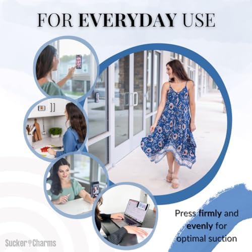 Lavender Fizz Silicone Phone Mount – Versatile Hands-Free Suction Holder for i Phone & Android – Ideal Tik Tok Filming & Video Call Accessory – Secure, Removable Grip for Effortless Mobile Use – Stylish & Functional Design for On-the-Go Convenience