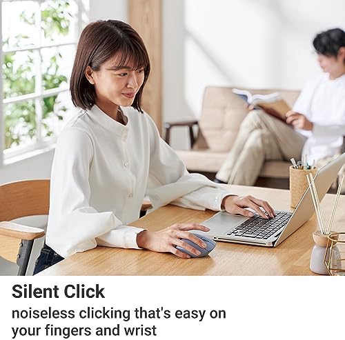 Elevate Your Productivity with the ELECOM Wireless Ergonomic Mouse – Silent Click, 2000 DPI Precision, 20-Month Battery Life, and Stylish White Design for PCs, Macs, and Laptops – Perfect for Home or Office Use