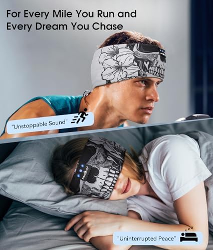 Revolutionary Bluetooth 5.4 Sleep Mask Headphones with Superior HD Sound Quality – Ultimate Comfort Music Headband Perfect for Travel, Yoga, and Running – Exceptional Gift Option for All, Featuring Unmatched Compatibility for an Elevated Listening Experience