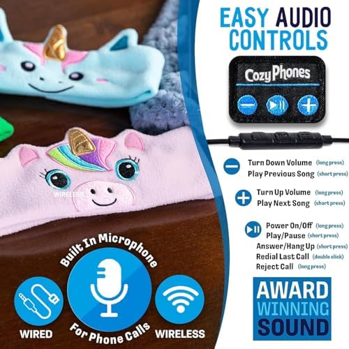 Charming Panda-Themed Bluetooth Headphones for Toddlers – Safe Volume Control Wireless Earphones with Versatile 3.5 mm Connectivity – Perfect Travel Accessory for Kids – Lightweight Comfort for All-Day Enjoyment