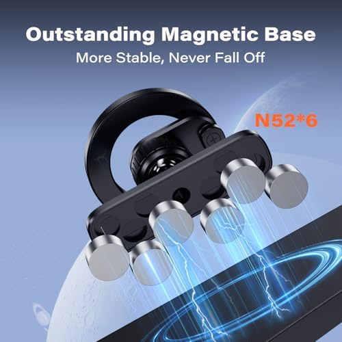 Revolutionize Your Fitness Routine with the A2 C Foldable Arm Magnetic Phone Holder for Mag Safe – Effortlessly Adjustable 360° Gym Mount for i Phone 12-16 Series – Secure Dual Magnet Design, Hands-Free Convenience for Workouts, Portable and Easy to Store