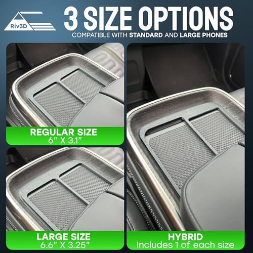Revolutionary Dual Wireless Charging Phone Holder for GEN 1 Rivian R1 T & R1 S – Effortless Installation, No Slippage, Optimized Device Compatibility for a Seamless Driving Experience