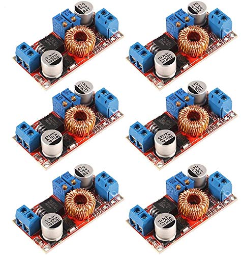 Efficient 6 PCS XL4015 E1 Lithium Battery Charging Module – 5 A Adjustable DC to DC Step-Down Converter for Rapid Power Management, Enhanced Compatibility, and Reliable Performance in DIY Electronics and Robotics