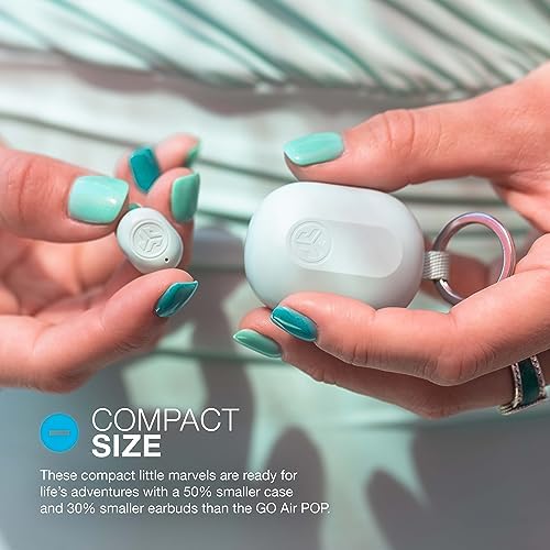 JLab JBuds Mini Tones True Wireless Earbuds – Ultra-Lightweight Bluetooth Earbuds with IP55 Sweat & Dust Resistance, Seamless Multipoint Connectivity for Effortless Device Switching, Enhanced Be Aware Audio for Safety, and Customizable EQ Modes for Superior Sound and Clear Calls, Ideal for Active Lifestyles and Everyday Adventures
