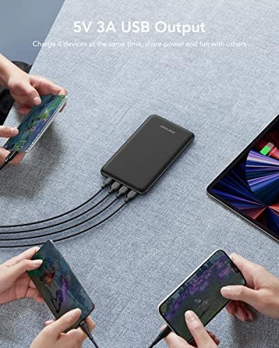 Charmast 26800 m Ah High-Capacity Slim Power Bank – 15 W Fast Charging Portable Charger for i Phone 16/16 Pro/16 Pro Max, i Phone 15/14/13/12, i Pad, Samsung & More – Ultimate Travel Essential with Multiple Charging Ports for On-the-Go Power