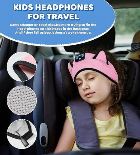 Ultimate Kids Bluetooth Headphones for Safe and Stylish Listening – Versatile Wired Playback Option with Volume Limiting Technology – Durable and Lightweight Design for Travel, School, and Home Use – Adjustable Headband for Customized Comfort – Compatible with Kindle, Tablets, and Cell Phones – Perfect for Boys and Girls