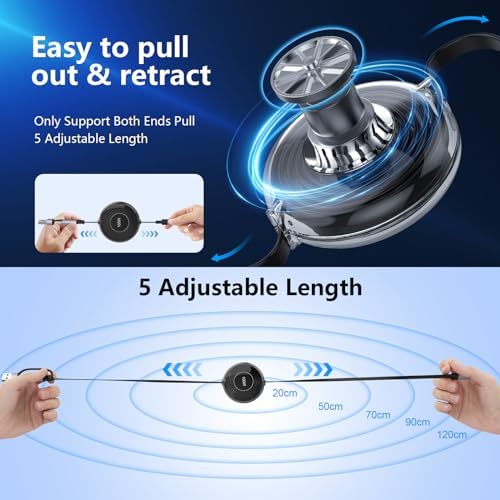 Ultra-Fast 100 W USB-C Multi Charging Cable – Retractable 4 FT Charger for i Phone 15, Samsung S24 & More – Versatile Compatibility with Type C, Micro USB, and IP Devices – Durable & Tangle-Free Design for Effortless Charging on the Go