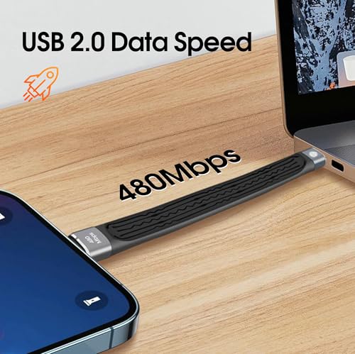 Ultra-Fast 8.5-Inch USB C Cable – Thunderbolt 4 Type-C C to C with 40 Gbps Data Transfer & 240 W PD Fast Charging – 8 K@60 Hz Video Output Compatible with i Phone 16 Pro Max, Mac Books & External SSDs – Perfect for Travel & Efficient Workspaces
