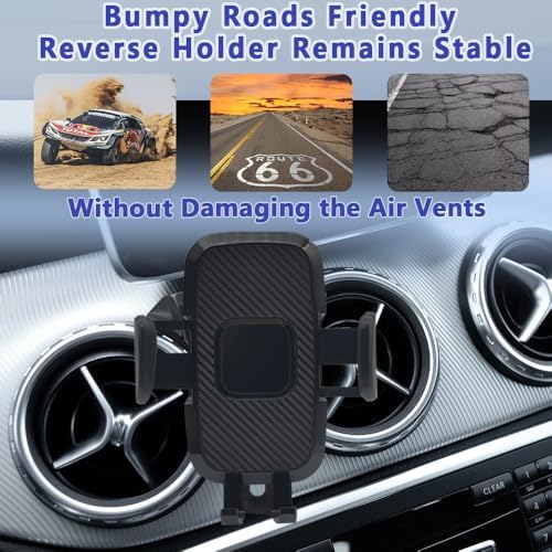 COMETURE Mercedes Benz Car Phone Holder Mount – Universal Smartphone Cradle for GLE Class (GLE-20-24) with Adjustable Viewing Angles and Tool-Free Installation – Elevate Your Driving Experience with Premium Interior Accessories for Navigation and Hands-Free Calls