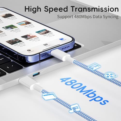 High-Speed 20 W Dual-Port Wall Charger Set with 6 FT USB-C Cable – 4-Pack Premium Fast Charging Solution for i Phone 16/15 & i Pad Pro 12.9″/11″ – Versatile, Compact, and Reliable Power Adapter for Home, Office, and Travel Needs – Enhance Charging Efficiency with Superior Durability and Ultra-Fast Performance for Multiple Devices