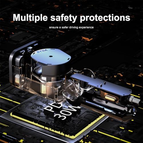 Revolutionary 2025 Micro-Version 4-in-1 Retractable Car Charger – 69 W Fast Charging USB C Adapter for i Phone 16/15/14/13, Samsung Galaxy, i Pad, Pixel – Ultimate Convenience with Tangle-Free Design and Enhanced Compatibility for All Your Devices