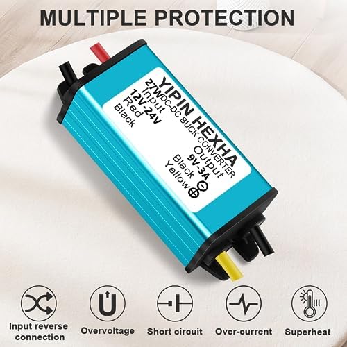High-Efficiency 30 A Waterproof DC 24 V to 12 V Power Converter – 360 W Buck Supply for Golf Carts & Club Cars with Superior Compatibility and Streamlined Performance Solutions