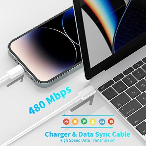 Power Up Your Devices: Premium Dual 20 W USB-C Wall Chargers with 10 FT Lightning Cable for i Phone & i Pad – Rapid Charging Solution for i Phone 14/13/12/11 Pro/Pro Max/XS/XR/SE/8 – Perfect for Home and On-the-Go Efficiency