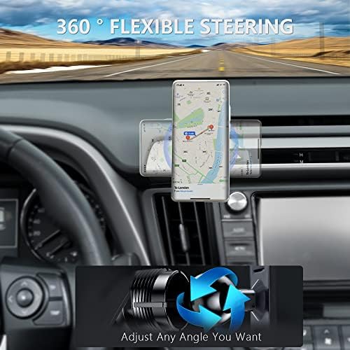 Magnetic Wireless Car Charger for Toyota RAV4 (2013-2018) | 15 W Fast Charging Air Vent Mount | i Phone 14/13/12 Compatible with Mag-Safe Cases | Secure Magnetic Phone Holder for Effortless Navigation and Charging