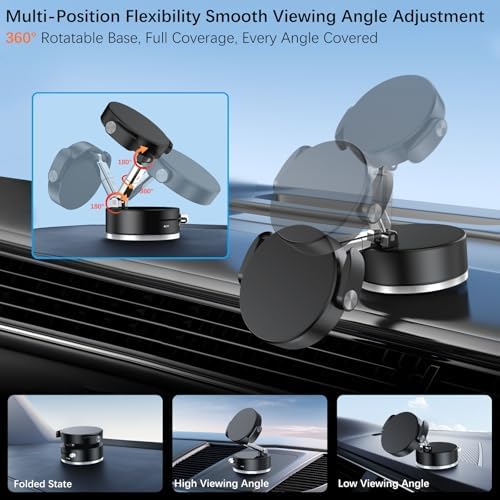 Upgrade Your Drive with the Next-Gen 2-in-1 Magnetic Car Phone Holder – Superior Grip & Versatile Hook Clip for All Smartphones – Effortless Hands-Free Navigation in Elegant Black for Enhanced Safety and Style