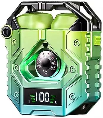 H09 Bluetooth 5.3 Wireless Earbuds – Superior Hi-Fi Sound with Advanced Noise Cancellation, IPX7 Waterproof Design, Long-Lasting Battery Life, Low Latency Mode for Gamers – Perfect for i Phone and Android Users (Black) – Elevate Your Listening Experience