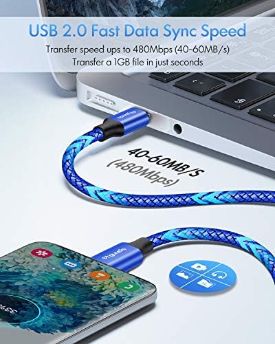 Premium 10 ft USB C to USB C Charging Cable – 3-Pack | High-Speed 60 W Power Delivery Cable for Samsung Galaxy S23, S22, S21, Note 20, Z Fold/Flip, and USB C Laptops | Durable Design for Fast Charging & Data Transfer | Ultimate Flexibility for Home and Office Use