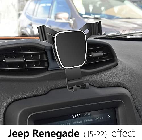 Jeep Renegade 2015-2024 Custom Car Phone Holder – Secure Mobile Mount for Safe Navigation, Enhanced Stability, and 360-Degree Viewing – Premium Auto Accessory for Effortless Connectivity and Sleek Interior Design