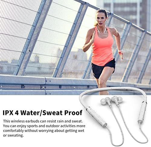 Revolutionary Neckband Bluetooth Earbuds – Superior Hi-Fi Stereo Sound for Active Lifestyles with Unmatched Compatibility for Pixel, Samsung, and i Phone – Lightweight, Sweatproof Design with Rapid Pairing and Extended Battery Life for Ultimate Audio Enjoyment